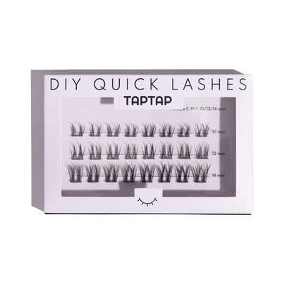 TAPTAP Kępki Rzęs DIY V-Shape C-MIX 10/12/14mm 24 szt.