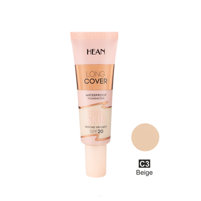 HEAN Long Cover Perfect Skin Podkład C3 Beige