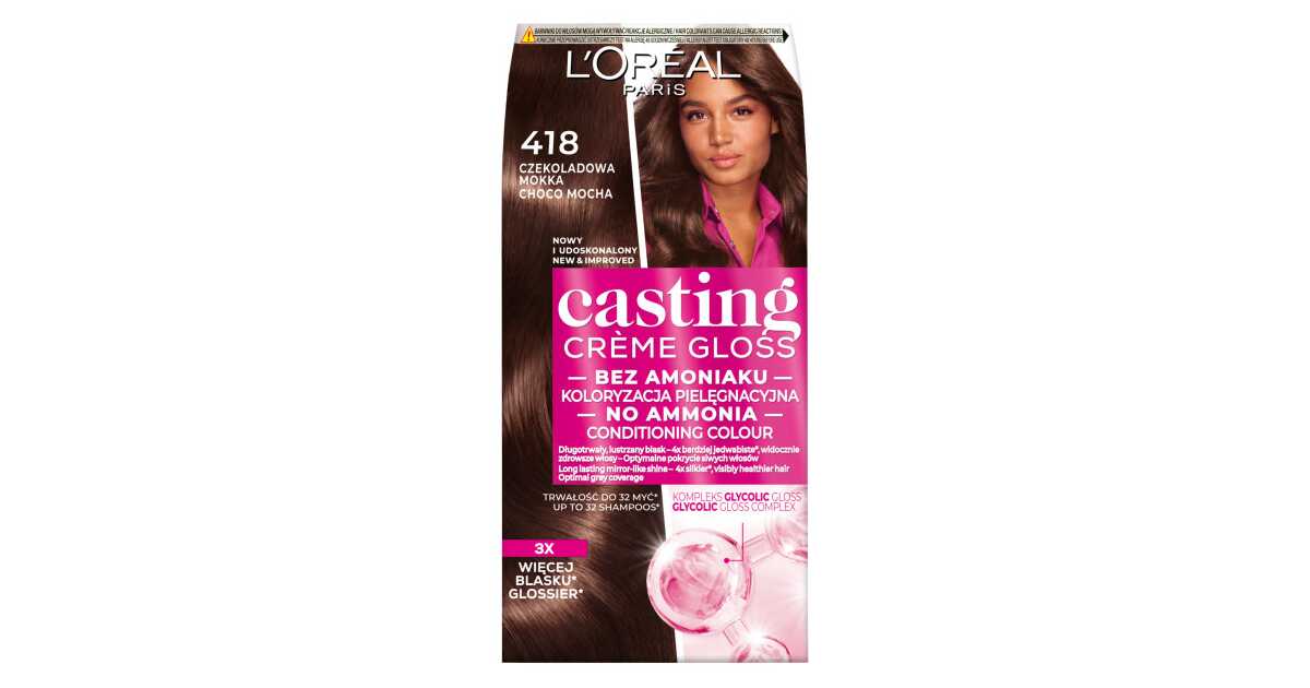 Loreal Casting Casting Creme Gloss Colour 418 Chocolate Mocha