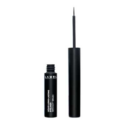 Lamel Liquid Long-Lasting Eyeliner z Twardym Aplikatorem 401 Carbon Black