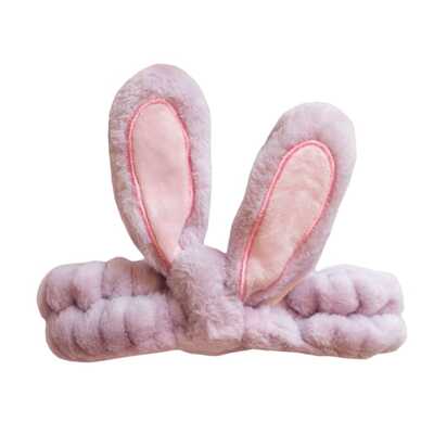 Lash Brow Opaska Kosmetyczna Uszy Fioletowa