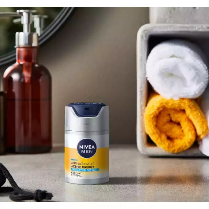 NIVEA MEN Active Energy Odświeżający Krem-Żel do Twarzy 50ml