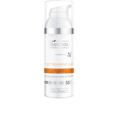 Bielenda Professional Post Treatment Care Multiochronny Krem do Twarzy SPF50+ 50ml