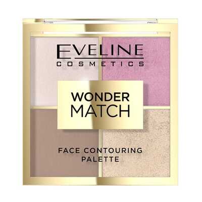Eveline Wonder Match Paleta do Konturowania Twarzy 01