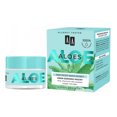 AA Aloe Vera Extract Day &amp; Night Nourishing &amp; Moisturising Cream 50ml
