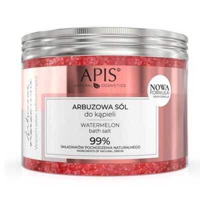 APIS Nawilżająca Sól do Kąpieli Arbuz i Melon 650g