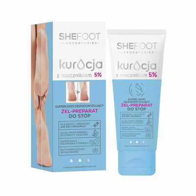 SHEFOOT Kuracja z Mocznikiem 5% Żel do Stóp 75ml