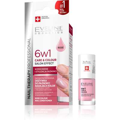 Eveline Odżywka do Paznokci Nadająca Kolor - Rose 