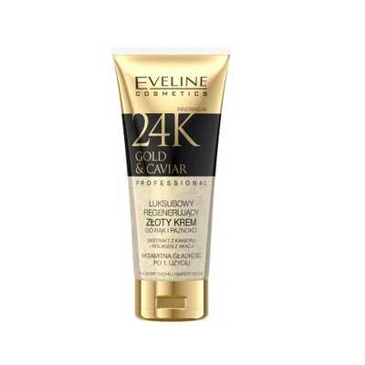 Eveline 24K Gold&amp;Caviar Regenerujący Krem do Rąk 100ml