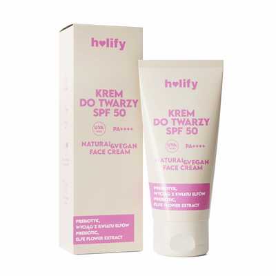 Holify Prebiotyczny Krem do Twarzy SPF50 50ml