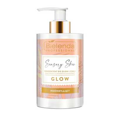 Bielenda Professional Sensory Skin Rozświetlający Koncentrat do Dłoni i Ciała Glow 300ml