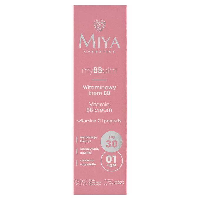 MIYA myBBalm Witaminowy Krem BB SPF30+ 01 Light 30ml