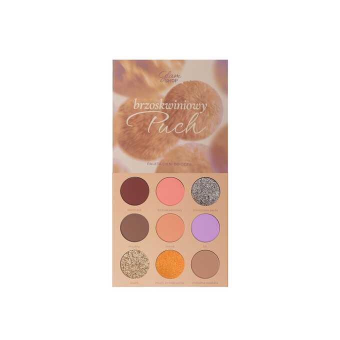 Glam Shop Paleta Cieni do Powiek Brzoskwiniowy Puch