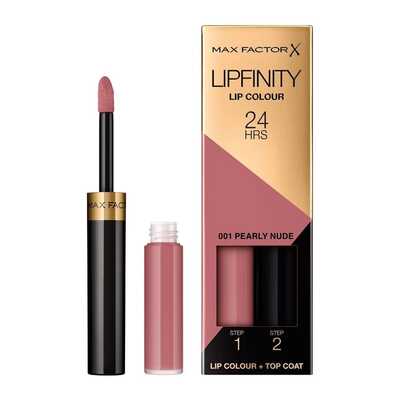 Max Factor Lipfinity Zestaw Pomadka + Top 001 Pearly Nude