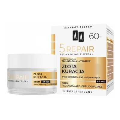 AA Technologia Wieku Nocny Krem Regenerująco-Odbudowujący 60+ 50ml