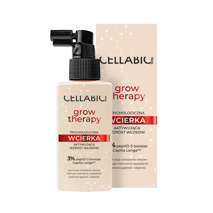 Cellabic Grow Therapy Trychologiczna Wcierka Aktywująca Wzrost Włosów 100ml