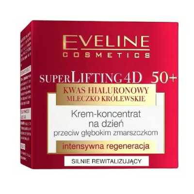 Eveline SuperLifting 4D Krem Koncentrat Intensywna Regeneracja 50+ na Dzień 50ml