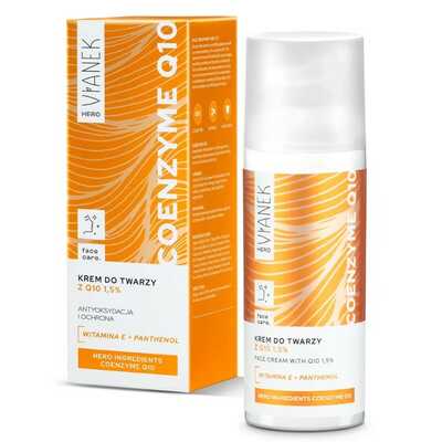 Vianek Hero Coenzyme Q10 1,5% Krem do Twarzy Antyoksydacja i Ochrona 50ml