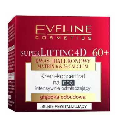 Eveline SuperLifting 4D Krem Koncentrat Głęboka Odbudowa 60+ na Noc 50ml