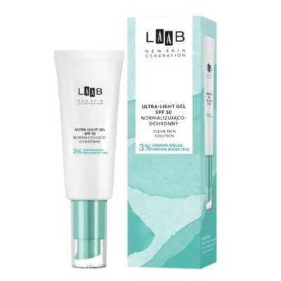 AA LAAB Clear Skin Solution Ultra-Light Normalizująco-Ochronny Żel SPF50 40ml