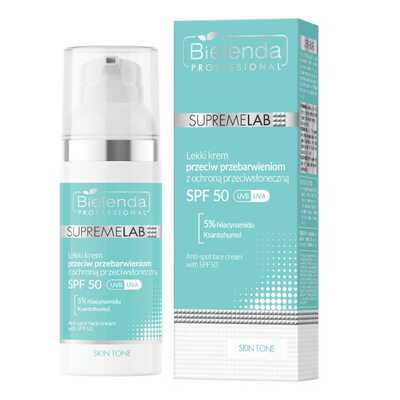 Bielenda Professional SupremeLAB Lekki Krem Przeciw Przebarwieniom z SPF50 50ml