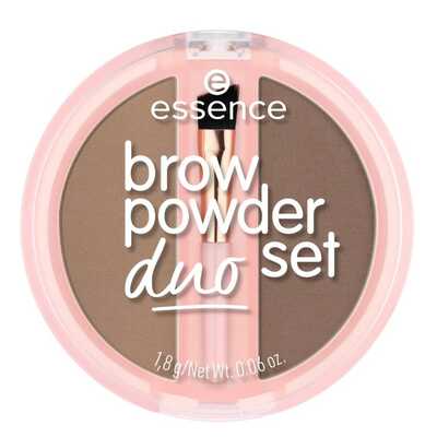 Essence Brow Powder Duo Set Zestaw do Stylizacji Brwi 01 Light