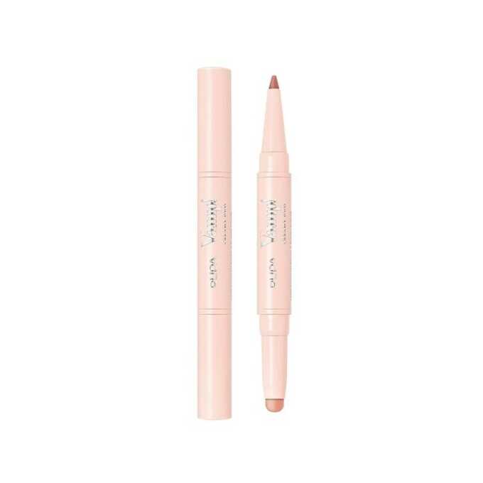 Pupa Vamp Creamy Duo Konturówka i Błyszcząca Pomadka do Ust 001 Fair Nude