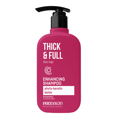 Prosalon Thick &amp; Full Wzmacniający Szampon do Włosów 375ml