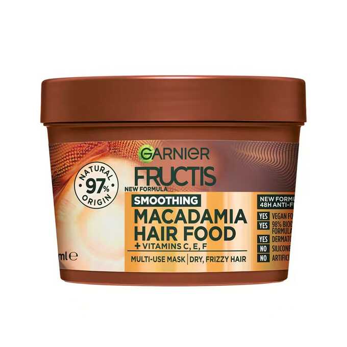ボディ・フェイスケア no!no!hairsmart Garnier Fructis Hair Food Macadamia Mask 400ml - Cocolita
