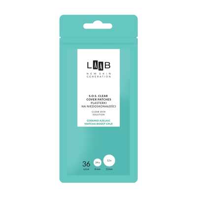 AA LAAB S.O.S. Clear Cover Patches Plasterki na Niedoskonałości 36 Sztuk