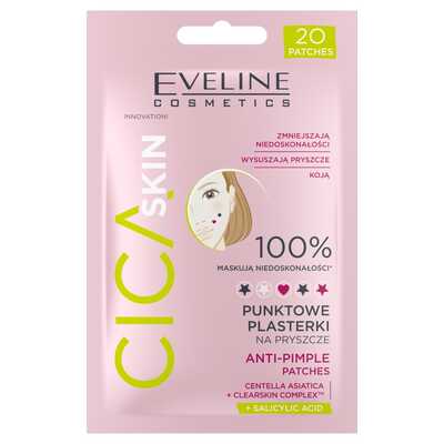 Eveline Cica Skin Punktowe Plasterki na Pryszcze 20 Sztuk
