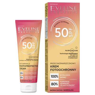 Eveline Przeciwzmarszczkowy Krem Fotoochronny z Filtrem SPF50 30ml