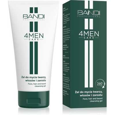 Bandi 4 Men Care Żel do Mycia Twarzy Włosów i Zarostu 150ml