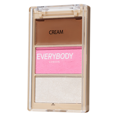 EVERYBODY London Trio Face Paleta do Konturowania Twarzy Blush Me Baby