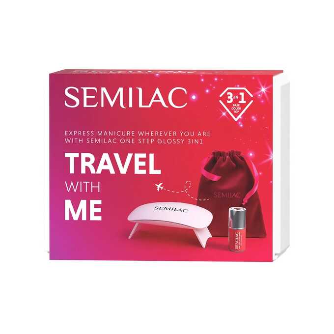 Semilac Travel With Me Mini Zestaw do Hybryd