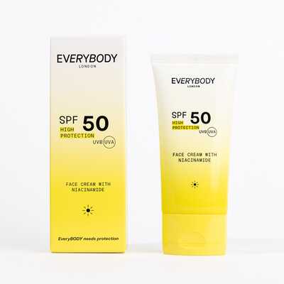 EVERYBODY Krem z Niacynamidem SPF50+ 50ml Krótka Data Ważności 30.04.2026r