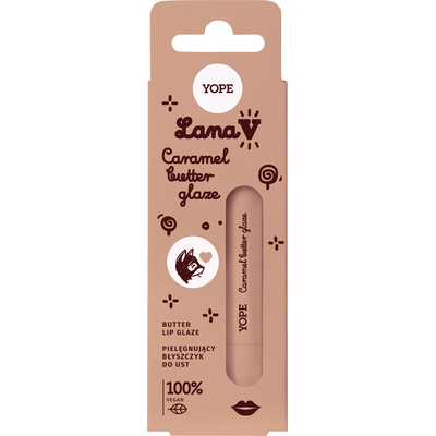 Yope Lana V Pielęgnujący Błyszczyk do Ust Caramel Butter Glaze 8ml