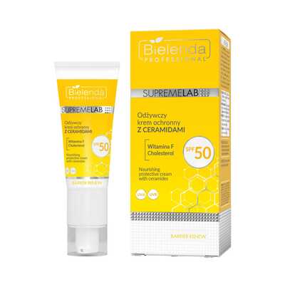 Bielenda Professional Odżywczy Krem Ochronny z Ceramidami i Filtrem SPF50 40ml