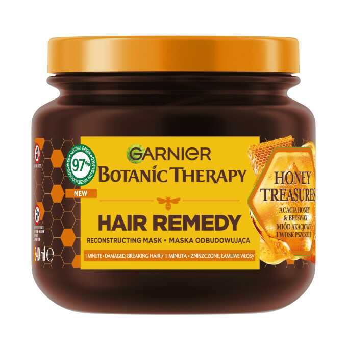 Mască de păr Garnier Botanic Therapy cu miere de salcâm și ceară