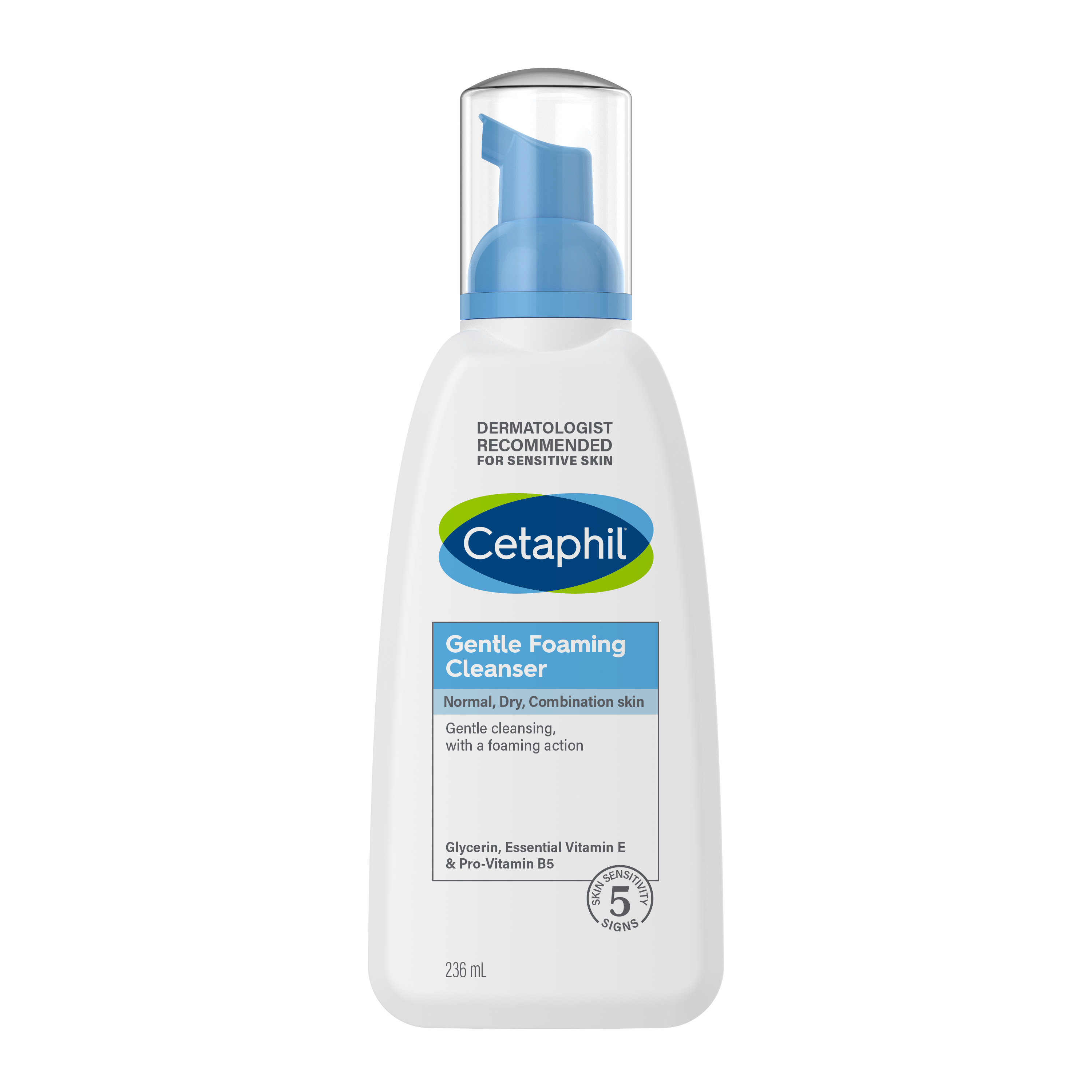 Cetaphil Light Foaming Facial Cleanser 236ml