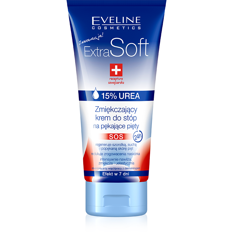 Eveline Cremă de picioare pentru călcâie crăpate Extra Soft