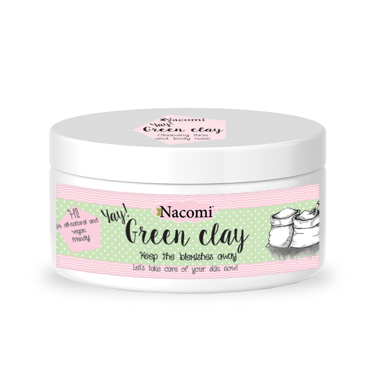 Nacomi Green Facial Clay 65g