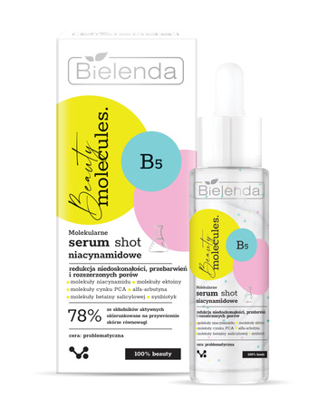 Bielenda Beauty Molecule Molecules Molecular Niacinamide Serum Shot 30g