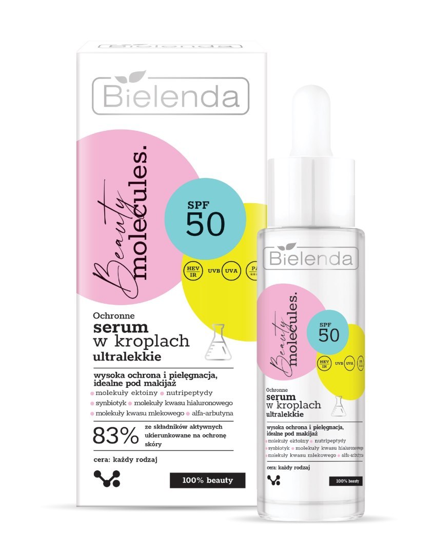Bielenda Beauty Molecules Molecules Molecular Serum în picături SPF50+ 30ml