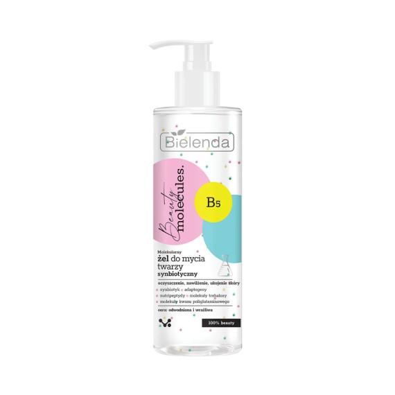 Bielenda Beauty Molecules Synbiotic Gel de spălare facială 195g