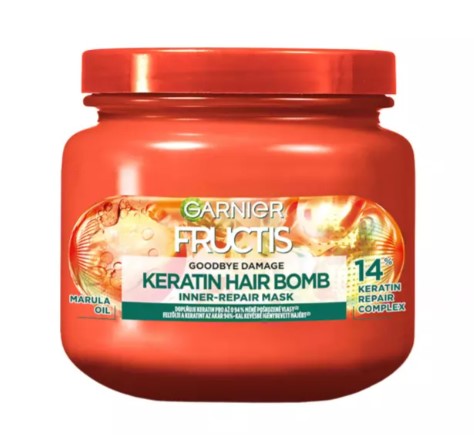 Mască de păr Garnier Fructis Keratin Hair Bomb 320ml