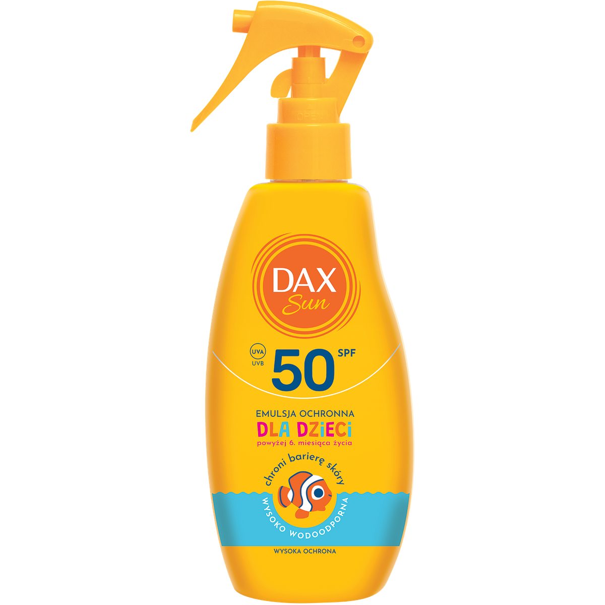 DAX SUN Emulsie de protecție solară pentru copii și bebeluși SPF50 200ml