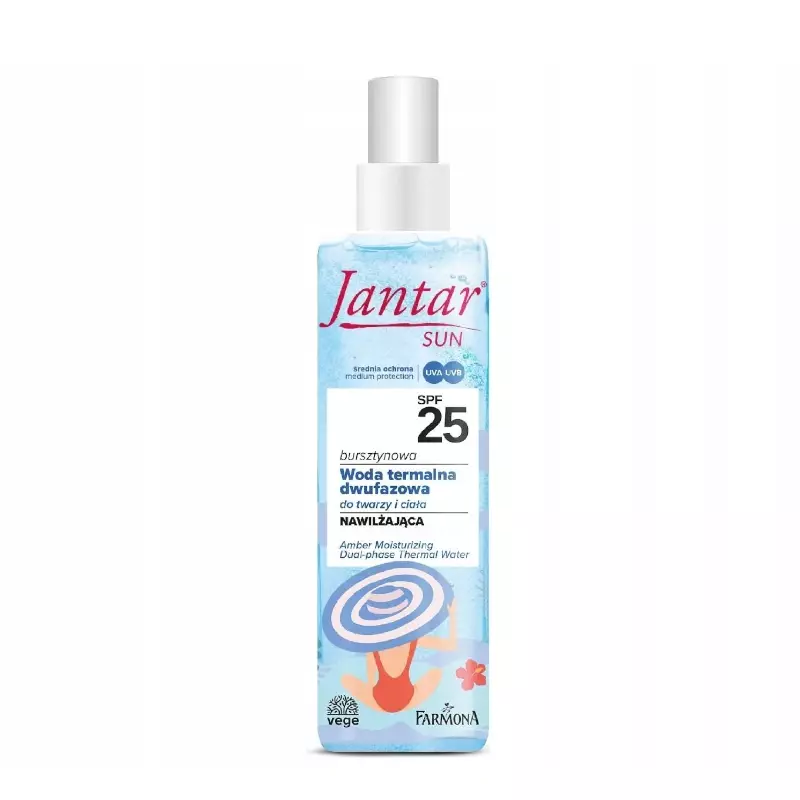 Farmona Jantar Sun Thermal Water Thermal Water Hidratant în două faze SPF25 200 ml