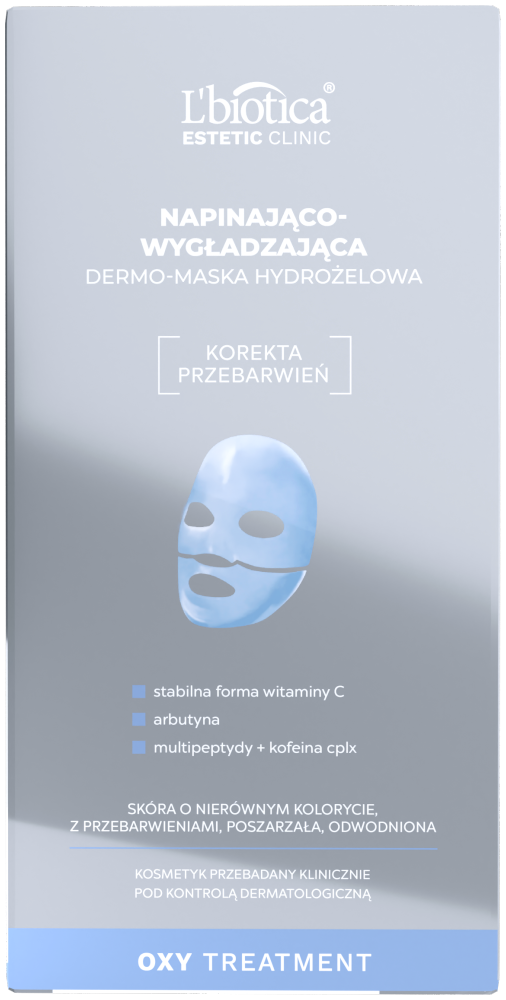 Lbiotica Estetic Clinic Oxy Treatment Napinająco-Wygładzająca Dermo Maska Hydrożelowa