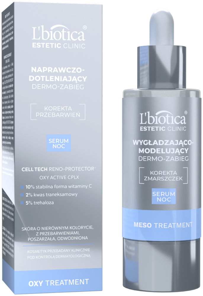 Lbiotica Estetic Clinic Oxy Treatment Naprawczo-Dotleniający Dermo Zabieg Serum na Noc 30ml